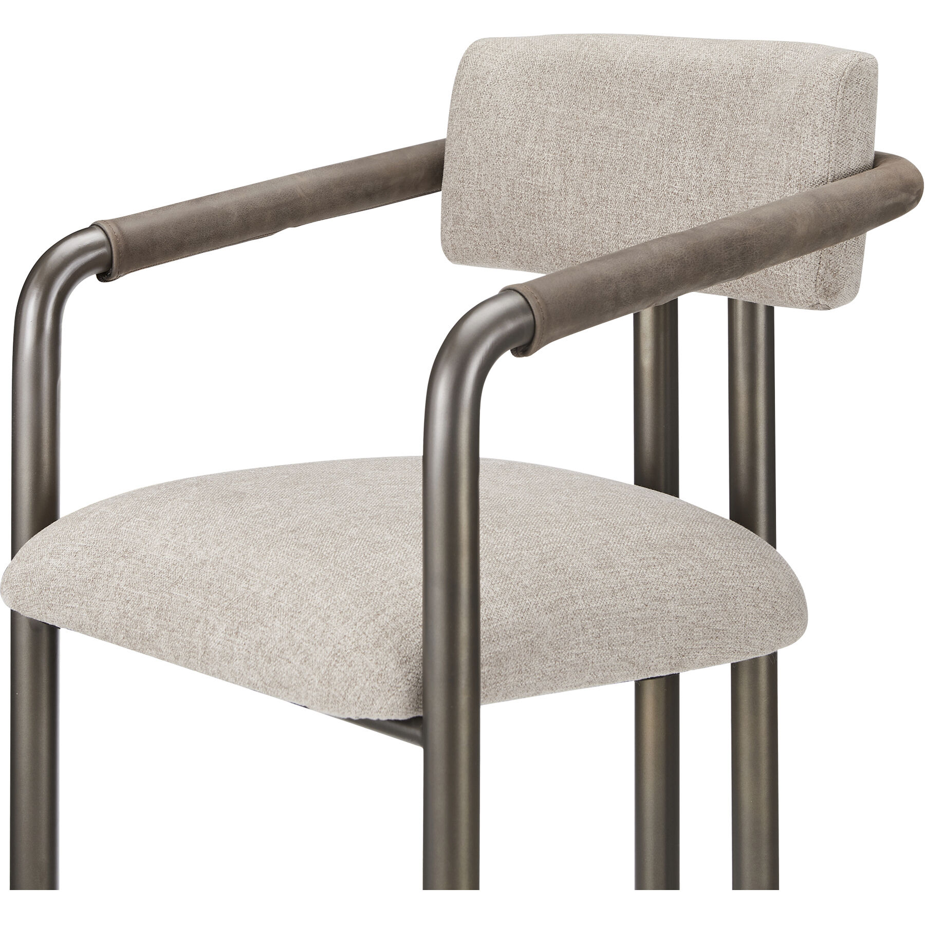 Cassidy 37.4 inch Brown Counter Stool